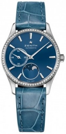 Replica Zenith Orologio da Donna Class Elite Ultra Thin Moonphase 16.2310.692 / 51.C705