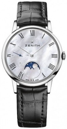 Repliche Zenith Elite Ultra Thin Moonphase 36mm Orologio da donna 03.2320.692 / 81.c714