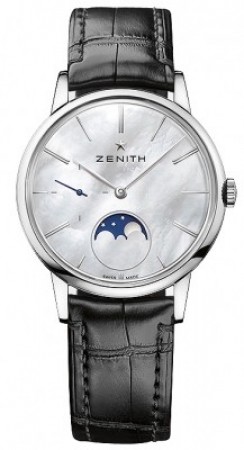 Replica Zenith Elite Ultra Thin Moonphase 36mm Orologio da Donna 03.2320.692/80.C714