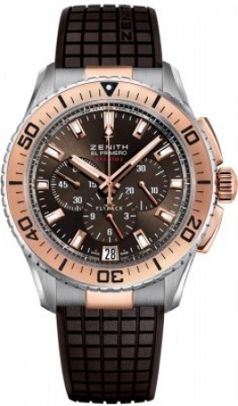 Replica Zenith El Primero Stratos Flyback Orologio da Uomo 51.2061.405/75.R516
