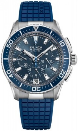 Replica Zenith El Primero Stratos Flyback Orologio da Uomo 03.2067.405/51.R514