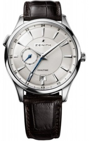 Replica Zenith Elite Dual Time Orologio da Uomo 03.2130.682 / 02.C498