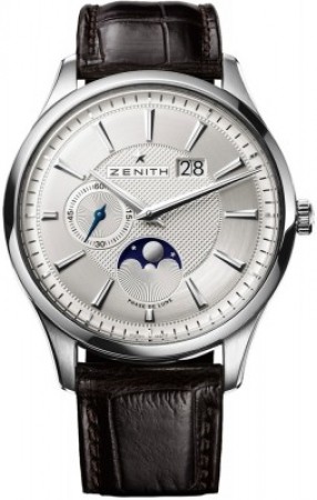 Replica Zenith Elite Captain Moonphase Orologio da Uomo 03.2140.691/02.C498