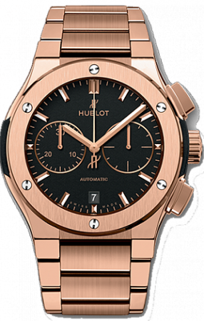 AAA Repliche Hublot Classic Fusion Chronograph King Orologio con cinturino in oro 520.OX.1180.OX