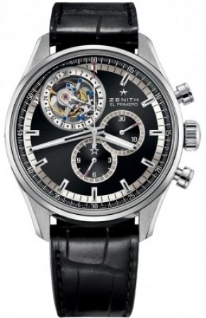Replica Zenith El Primero Tourbillon Cronografo Orologio da Uomo 03.2050.4035/21.C714