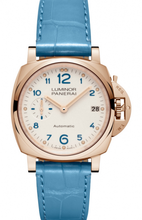 Replica Panerai Orologio Luminor Due 3 Days Automatic Oro Rosso PAM00756