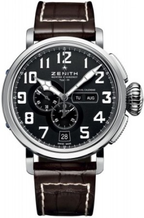 Replica Zenith Orologio da Uomo Pilot Montre d'Aéronef Type 20 Annual Calendar 03.2430.4054 / 21.C721
