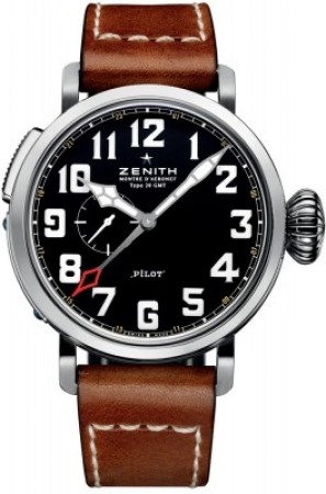 Replica Zenith Pilot Montre d’Aéronef Type 20 GMT Orologio da Uomo 03.2430.693/21.C723
