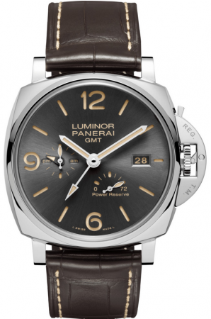 Replica Panerai Luminor Due 3 Days GMT Power Reserve Automatic Acciaio Orologio PAM00944