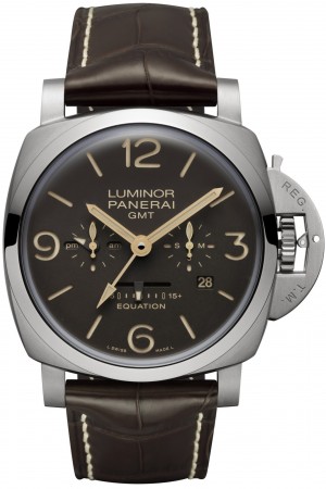 Replica Panerai orologio da uomo Luminor 1950 8 Days Equation of Time Titanio PAM00656