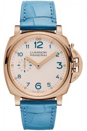 Replica Panerai Orologio da Uomo Luminor Due 3 Days Oro Rosso PAM00741