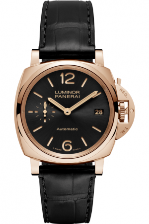 Replica Panerai Luminor Due 3 Giorni Automatico Oro Rosso Orologio Uomo PAM00908