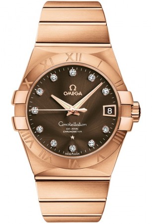 AAA Repliche Omega Constellation Chronometer 38 millimetri Orologio da uomo 123.50.38.21.63.001