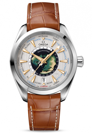 AAA Repliche Omega Seamaster Aqua Terra 150M Master Chronometer Worldtimer Orologio 220.93.43.22.99.001