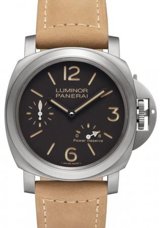 Replica Panerai Orologio Uomo Luminor 8 Days Power Reserve Titanio 44mm PAM00797