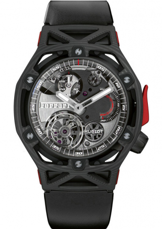 AAA Repliche Hublot Techframe Ferrari 70 Years Tourbillon Chronograph PEEK Carbon Orologi 408.QU.0123.RX
