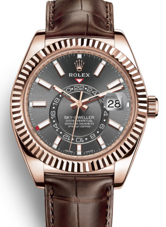 AAA Repliche Rolex Sky-Dweller GMT 42mm Orologio Uomo 326135-0008