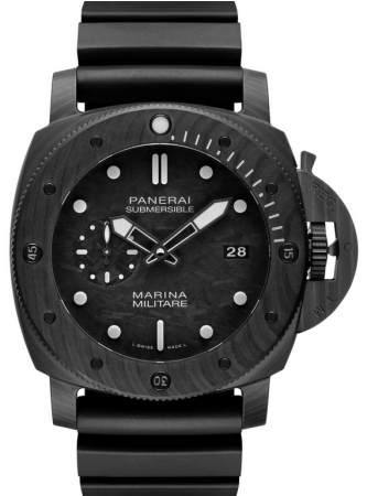 Replica Panerai Luminor 1950 Submersible Marina Militare Carbotech 47mm Uomo Orologio PAM00979