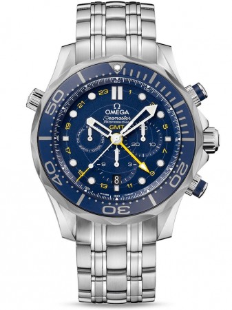 AAA Repliche Omega Seamaster Diver 300m Co-Axial GMT Chronograph 44mm Orologio Uomo 212.30.44.52.03.001
