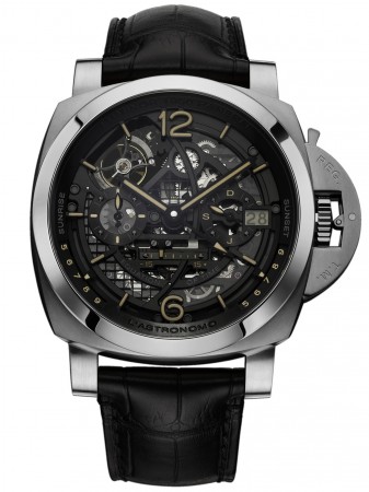 Replica Panerai Luminor 1950 L'Astronomo Tourbillon Fasi Lunari Equazione del Tempo GMT Orologio Uomo PAM00920