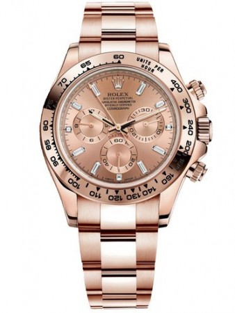 AAA Repliche Rolex Cosmograph Daytona Everose Gold Orologio Uomo 116505-0006