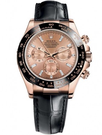 AAA Repliche Rolex Cosmograph Daytona Everose Gold Orologio Uomo 116515LN-0006