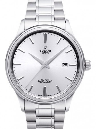 AAA Replica Tudor Style 41mm quadrante argento cinturino in acciaio orologio da uomo 12700-1