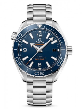 AAA Repliche Omega Seamaster Planet Ocean 600M 39.5 Master Chronometer quadrante blu Orologio 215.30.40.20.03.001