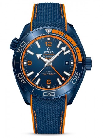 AAA Repliche Omega Seamaster Planet Ocean 600M Co-Axial Master Chronometer GMT Big Blue Orologi 215.92.46.22.03.001
