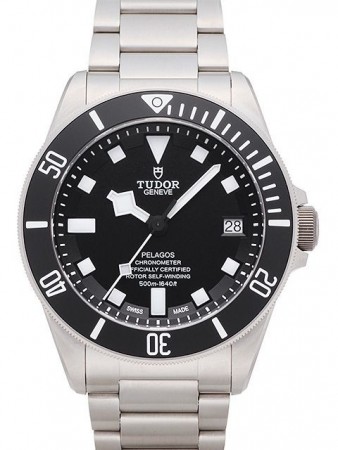 AAA Replica Tudor Pelagos quadrante nero cinturino in titanio Mens Watch 25600TN