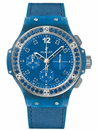 Orologio AAA replica Hublot Big Bang lino blu oceano 341.XL.2770.NR.1201