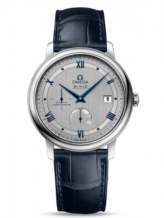 AAA Repliche Omega De Ville Prestige Co-Axial Power Reserve 39,5 mm Quadrante argento Orologio 424.13.40.21.02.003