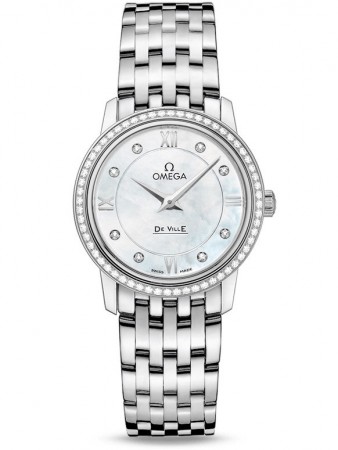 AAA Repliche Omega De Ville Prestige 27.4mm Orologio da Donna - 424.15.27.60.55.001