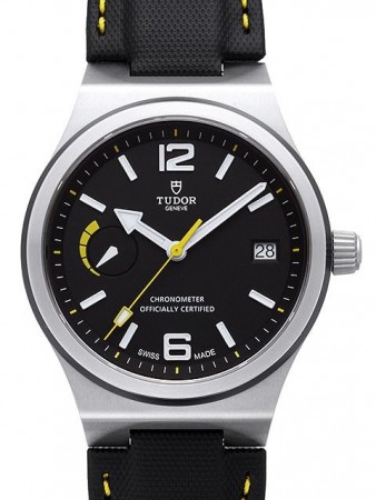 AAA Replica Tudor North Flag quadrante nero orologio da uomo 91210N-2