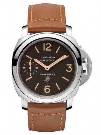 Replica Panerai Luminor Marina Logo Acciaio orologio da uomo PAM00632