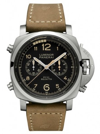 Replica Panerai orologio da uomo Luminor 1950 PCYC Regatta 3 Days Chrono Flyback Automatic Titanio PAM00652
