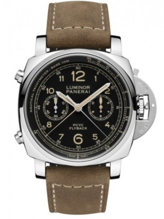 Replica Panerai orologio da uomo Luminor 1950 PCYC 3 Days Chrono Flyback Automatic Acciaio PAM00653