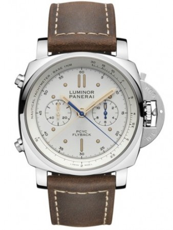 Replica Panerai Luminor 1950 PCYC 3 Days Chrono Flyback Automatic Acciaio orologio da uomo PAM00654