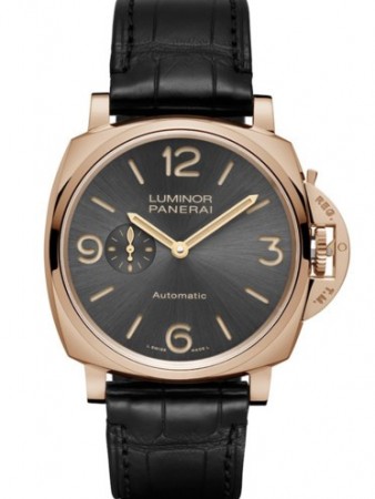 Replica Panerai Luminor Due 3 Days Automatic Oro Rosso Uomo PAM00675
