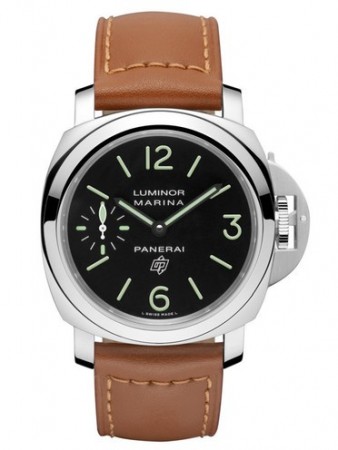 Replica Panerai Luminor Marina Logo Acciaio Uomo Orologio PAM01005