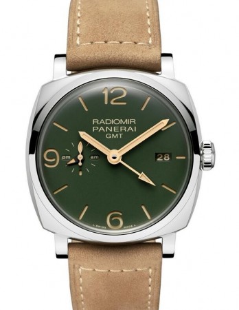 Replica Panerai Radiomir GMT Edizione Verde Militare 45mm Orologio da Uomo PAM00998