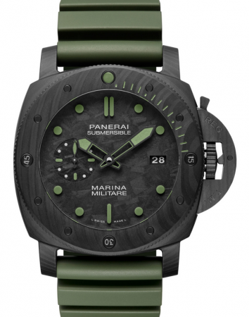Replica Panerai Luminor 1950 Submersible Marina Militare Carbotech 47mm Uomo Orologio PAM00961