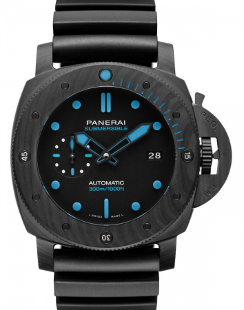 Repliche Orologio Panerai Luminor 1950 Submersible Carbotech 47mm Uomo PAM01616