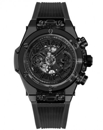 AAA Repliche Hublot Big Bang Unico Sapphire All Black Orologio 411.JB.4901.RT