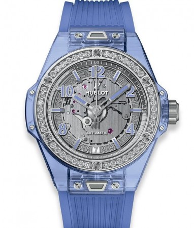 AAA Repliche Hublot Big Bang One Click Blue Sapphire Diamonds Orologio 465.JL.4802.RT.1204