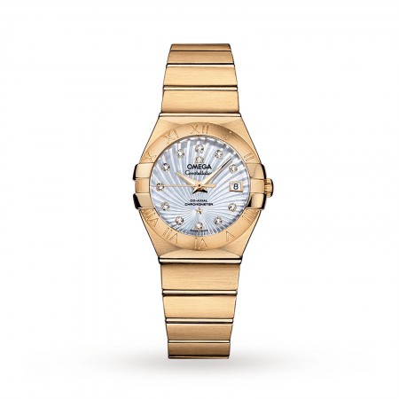 Swiss Omega Constellation Co-Axial 27mm Ladies Watch O12350272055002