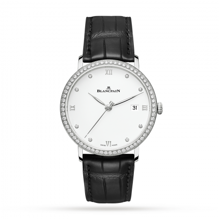 Swiss Blancpain Villeret 38mm Mens Watch 6224-4628-55B