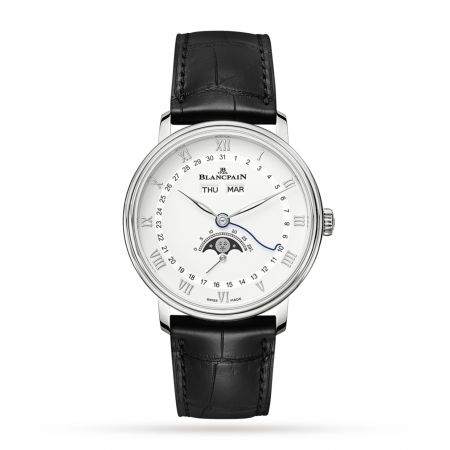 Swiss Blancpain Villeret 38mm Mens Watch 6264-1127-55B