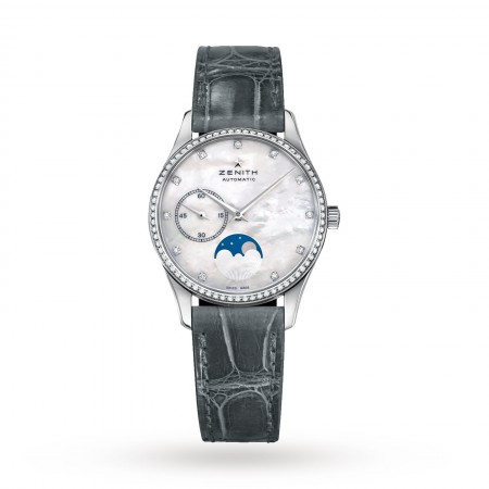 Swiss Zenith orologi Elite Ultra Thin Diamond Moonphase 16.2310.692 / 81.C706