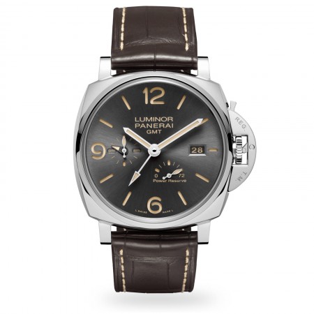 Swiss Panerai Luminor Due GMT Power Reserve 45mm Orologio Uomo PAM00944
